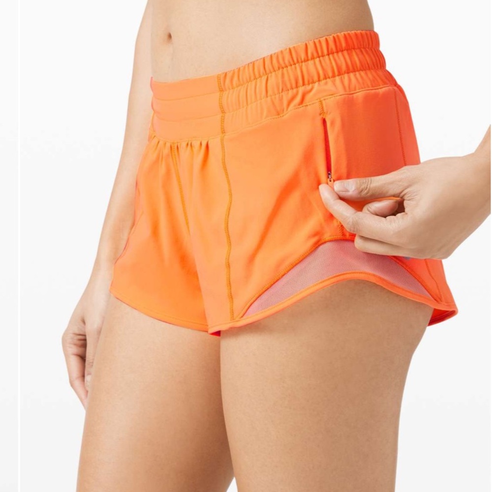 Lululemon Hotty Hot Short II *2.5"
Highlight Orange size 6 EUC - Picture 2 of 5
